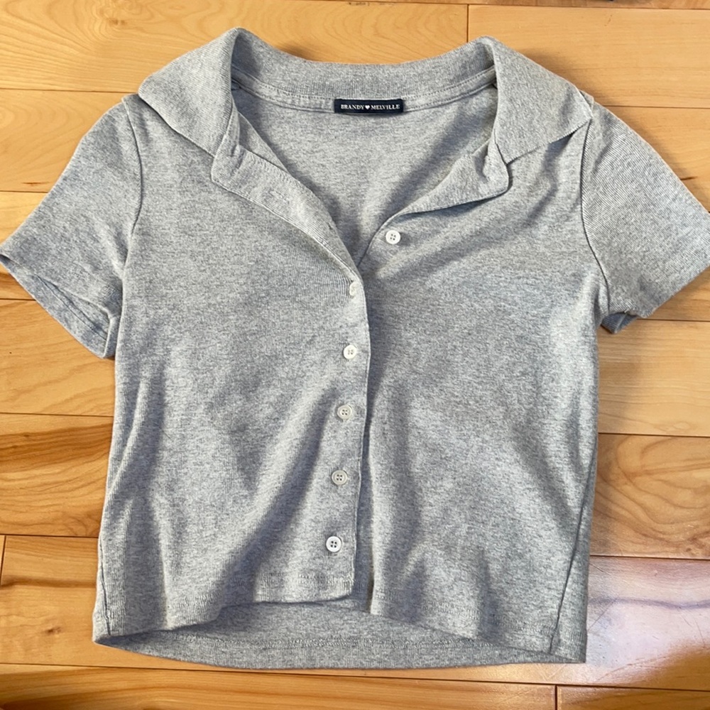 OS Cropped brandy shirt